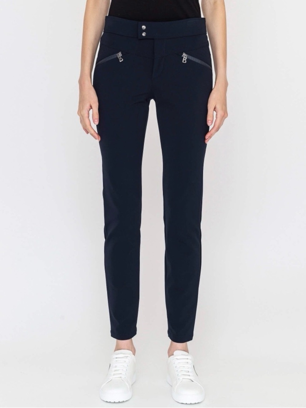 Bogner Lindy Stretch Knit Ski Pants in Black - Size 6